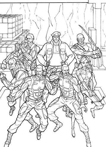 printable coloring pages g i joe